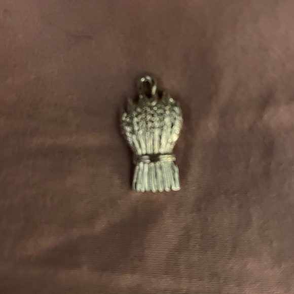 💙💛🤍💚❤️ VINTAGE ORDER OF THE EASTERN STAR SISTER OF RUTH CHARM SILVER - Picture 4 of 4